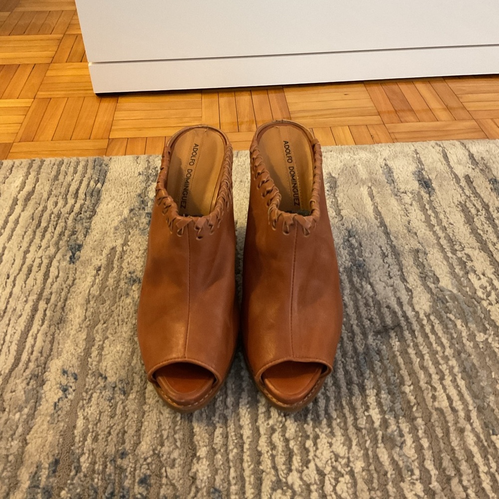 Adolfo Dominguez Leather Sandals